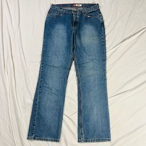 Sexy Vintage Faded Glory Bootcut Medium Wash Y2K 90s Stretch Jeans Size 12
